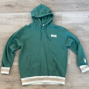 Dutch Bros Green Hoodie with White Accents